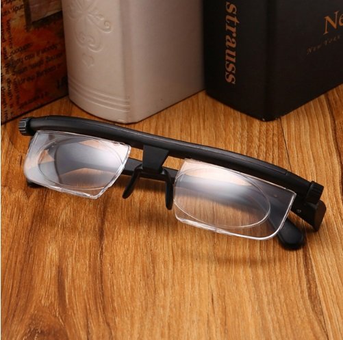 Adjustable Strength Lens Reading Myopia Glasses Eyewear Variable Focus Vision