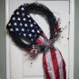 Independence Day 4th of July Red White Blue Wreath