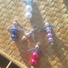 Handmade Guardian Angel Charms set of 5,Angel Pendant,Angel Ornament,Wedding Gifts,Wedding Favors
