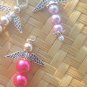 Handmade Guardian Angel Charms set of 5,Angel Pendant,Angel Ornament,Wedding Gifts,Wedding Favors