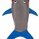 Wearable Fleece Soft Shark Blanket for Kids. Not a Boring Blanket! Blue / Grey