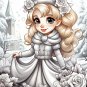 Elegant Princess Coloring &acirc;�� Beautiful Printable Coloring Shts
