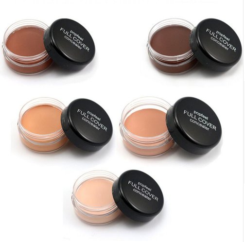 Popfeel Portable Round Full Cover Concealer Natural Makeup