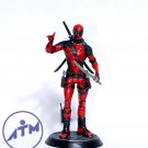 Deadpool metal figurine painting hand 75mm