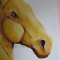 Spring Horse Original Oil Painting Cubism Modern Art Forms Animal Contemporary Surrealism Big Format