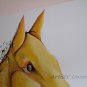 Spring Horse Original Oil Painting Cubism Modern Art Forms Animal Contemporary Surrealism Big Format