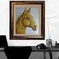 Spring Horse Original Oil Painting Cubism Modern Art Forms Animal Contemporary Surrealism Big Format