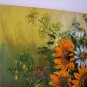 Sunflowers Original Oil Painting White Daisies Impasto Still Life Palette Knife Textured Fine Art