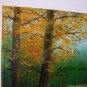 Autumn Landscape Original Oil Painting Wetlands Fall Forest Grass Trees Fine Art Offer