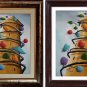 P. Sliwka Abstract Original Oil Painting Tree of Life Surrealism Contemporary Fine Art Modern Nature