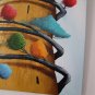 P. Sliwka Abstract Original Oil Painting Tree of Life Surrealism Contemporary Fine Art Modern Nature