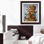 P. Sliwka Abstract Original Oil Painting Tree of Life Surrealism Contemporary Fine Art Modern Nature