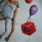 Flying Horse Modern Art Original Oil Painting Surrealist Cubist Contemporary Fine Art Baloons