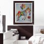 Flying Horse Modern Art Original Oil Painting Surrealist Cubist Contemporary Fine Art Baloons