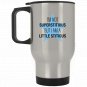 I&acirc;��m not Superstitious But I am a Little Stitious, The Office TV Show Quote Travel Mugs 14oz