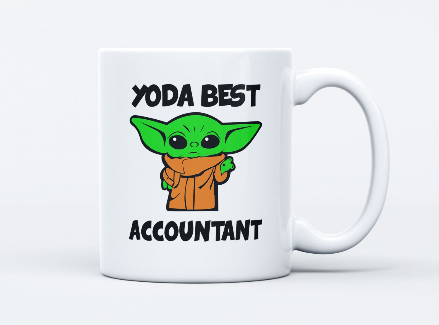 Yoda Best Accountant Coffee Mug White 11/15oz Star Wars Gifts For Accoutants