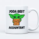 Yoda Best Accountant Coffee Mug White 11/15oz Star Wars Gifts For Accoutants