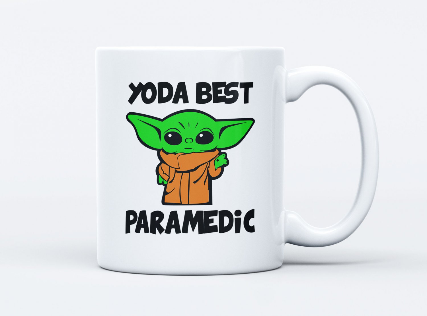 Yoda Best Paramedic Coffee Mug White 11/15oz Star Wars Fan Gifts For Paramedics