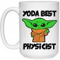 Yoda Best Physicist Coffee Mug White 11/15oz Star Wars Fan Gifts For Physics