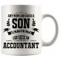 Accountants Mom Gifts From Son Only Elite Mom Can Raise Accountant Coffee Mug White 11/15oz