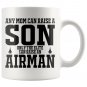 Air Force Mom Gifts From Son Only Elite Mom Can Raise Airman Coffee Mug White 11/15oz