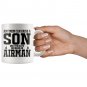 Air Force Mom Gifts From Son Only Elite Mom Can Raise Airman Coffee Mug White 11/15oz