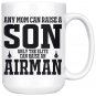 Air Force Mom Gifts From Son Only Elite Mom Can Raise Airman Coffee Mug White 11/15oz