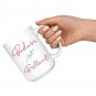 Badass and Brilliant Feminist Female Boss Gifts Coffee Mug White 11/15oz