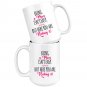 Gift for Mom, Being A Mom Isn't Easy But Here You Are Rocking It Coffee Mug White 11/15oz