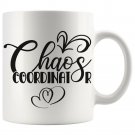 Chaos Coordinator Thank You Farewell Birthday Gifts Coffee Mug White 11/15oz