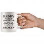 Dad and Daughter Gifts A Bond That Can't be Broken Coffee Mug White 11/15oz