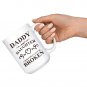 Dad and Daughter Gifts A Bond That Can't be Broken Coffee Mug White 11/15oz