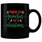 Drinkup Grinches It's Chrisrmas Xmas Gifts Coffee Mug White/Black Cup 11/15oz