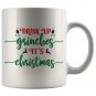 Drinkup Grinches It's Chrisrmas Xmas Gifts Coffee Mug White/Black Cup 11/15oz