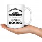 Gifts for Boxer I Love Boxing Coffee Mug White Cup 11/15oz