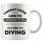 Gifts for Divers I Love Scuba Diving Coffee Mug White Cup 11/15oz