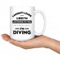 Gifts for Divers I Love Scuba Diving Coffee Mug White Cup 11/15oz