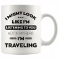 Gifts for Travelers I Love Traveling Coffee Mug White Cup 11/15oz