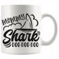 Mommy Shark Doo Doo Doo Coffee Mug Cup White 11/15oz, Birthday Anniversary Mothers Day Gifts For Mom