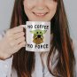 Baby Yoda No Coffee No Force Coffee Mug Tea Cup Gifts White 11/15oz