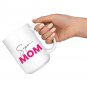 Super Mom Brave Nice Pretty Coffee Mug White 11/15oz, Birthday Anniversary Mothers Day Gifts For Mom