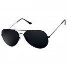 AVIATOR RETRO VINTAGE SUPER DARK LENS POLICE PILOT UV SUNGLASSES METAL FRAMES 