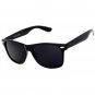 MATTE BLACK FRAME RETRO Horn Rim SUNGLASSES CLASSIC SUNNIES Rubber Coated Unisex