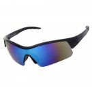 X Hunter Brand Semi Rimless Flash Mirror Green Lens Sports Sunglasses Ansi Z87+