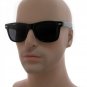 MEN Sunglasses Wayfare Style Black Frame Classic Super Dark Lens NEW