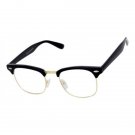 Classic Vintage Retro Fashionable Mens Womens Malcolm X Style Clear Lens Glasses