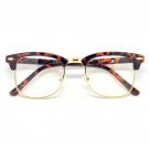 60s Retro Malcolm X Horn Rim Hipster Vintage Glasses Tortoise - Malcom