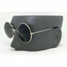 John Lennon Sunglasses Round Shades Gold Frame Black Lenses Retro