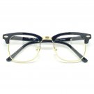 60s Retro Malcolm X Horn Rim Hipster Vintage Glasses Black - Malcom