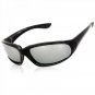Mirror Outdoor Motorcycle Biker Foam Padded Black Wrap Biker Sunglasses